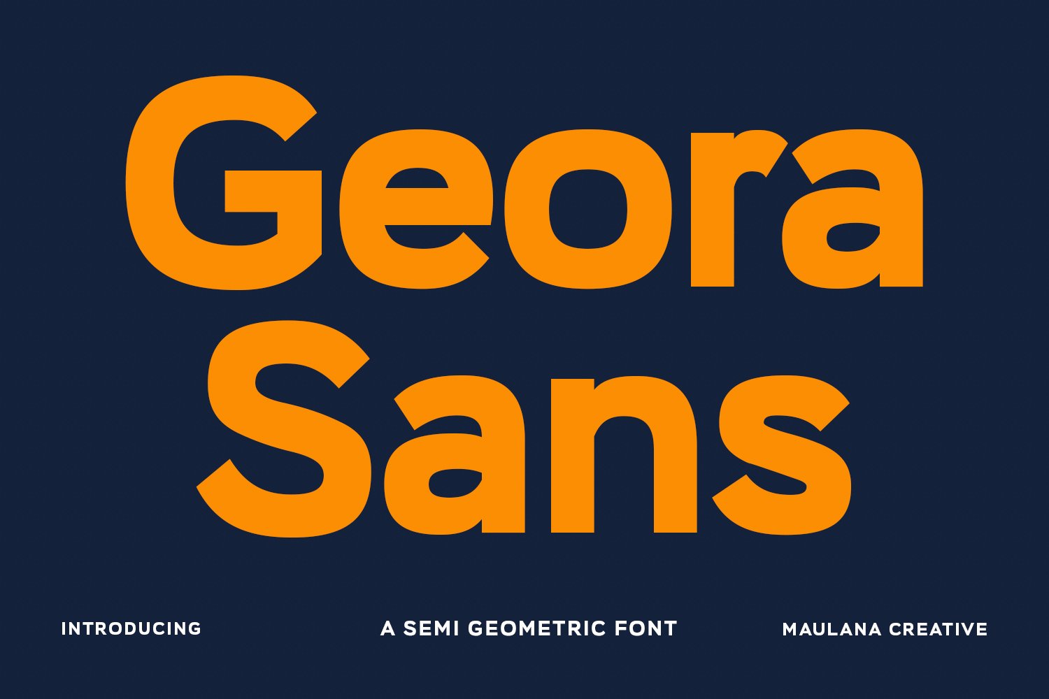 Geora Sans Serif Font cover image.