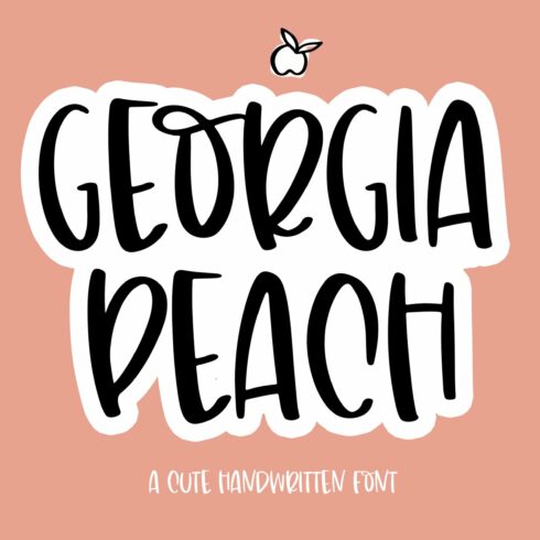 Georgia Peach - Handwritten Font cover image.