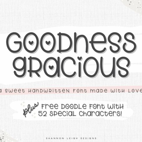 Goodness Gracious - Handwritten Font cover image.