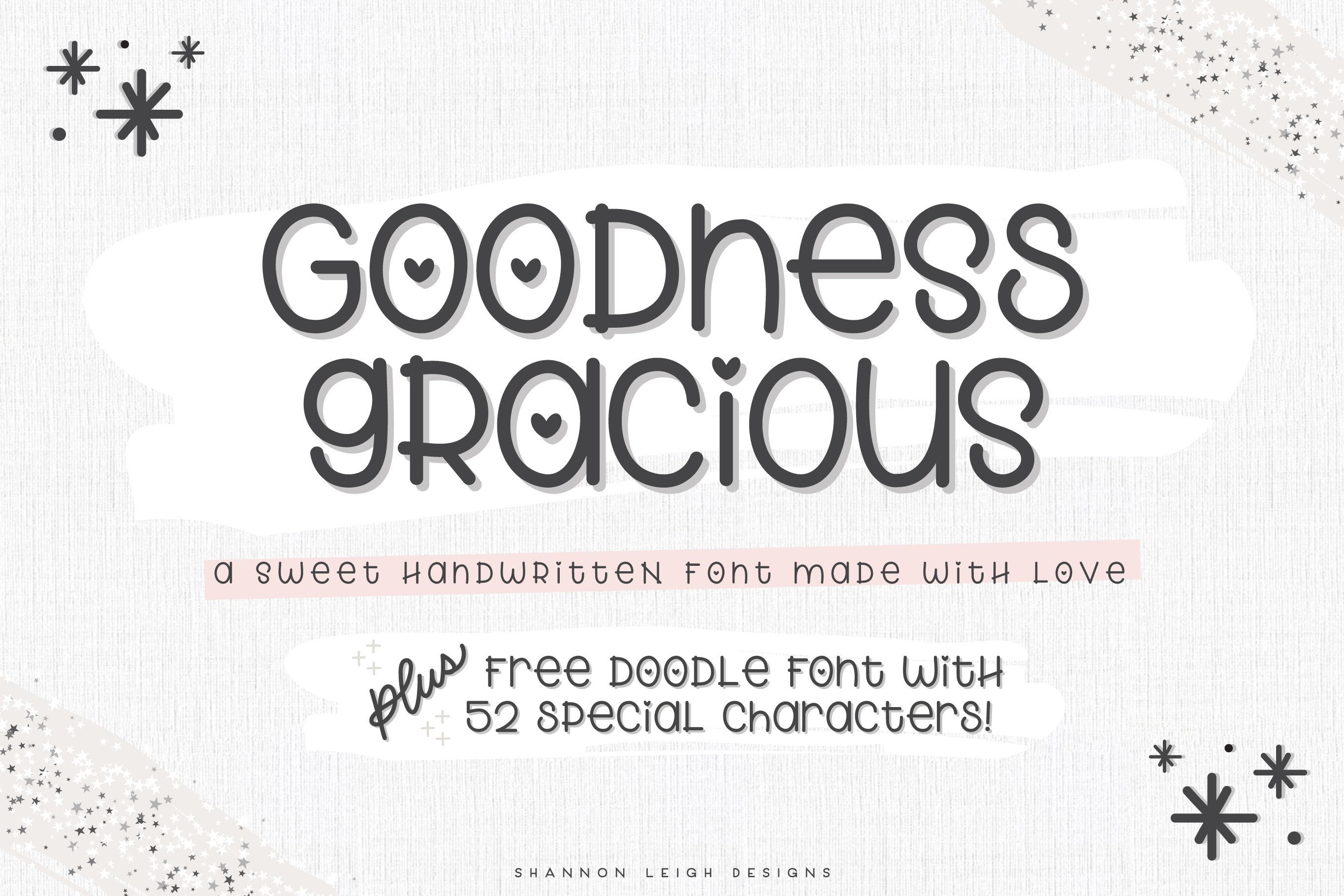 Goodness Gracious - Handwritten Font cover image.