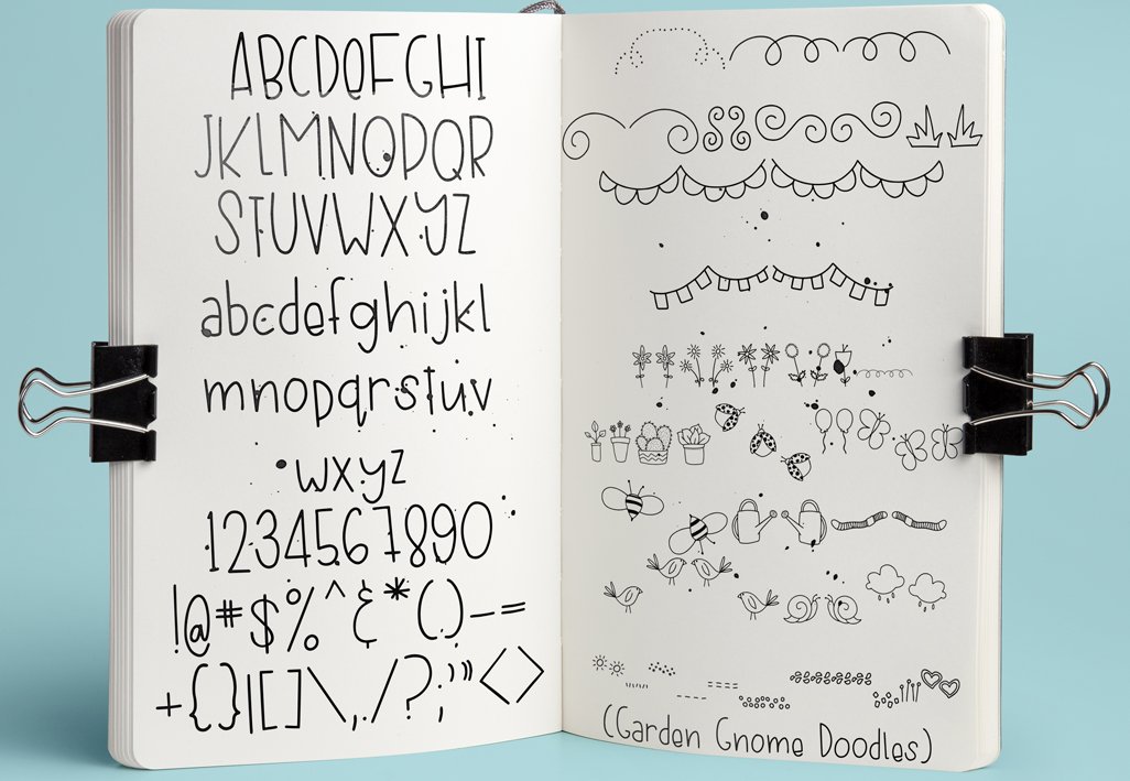 Garden Gnome Font Duo preview image.
