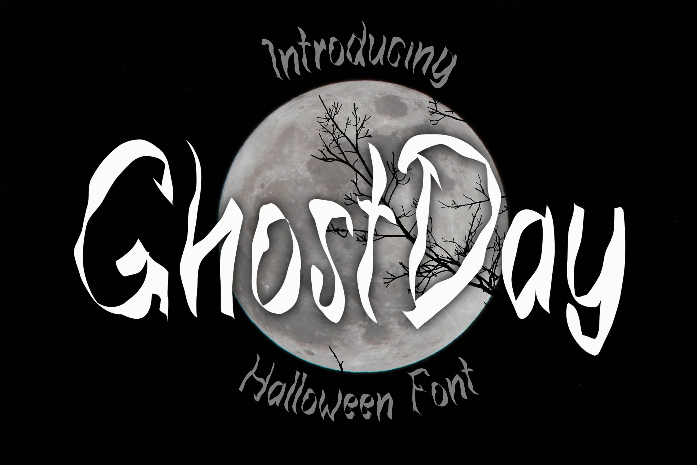 Ghost Day - Halloween Horror Font cover image.