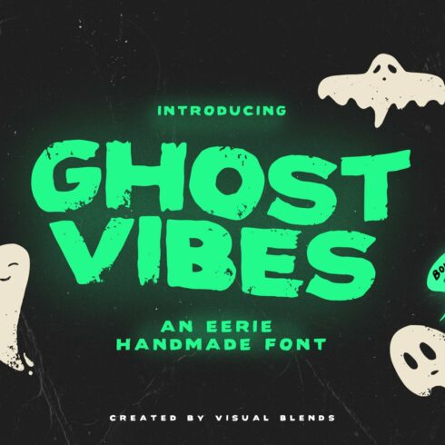 Ghost Vibes - Font cover image.