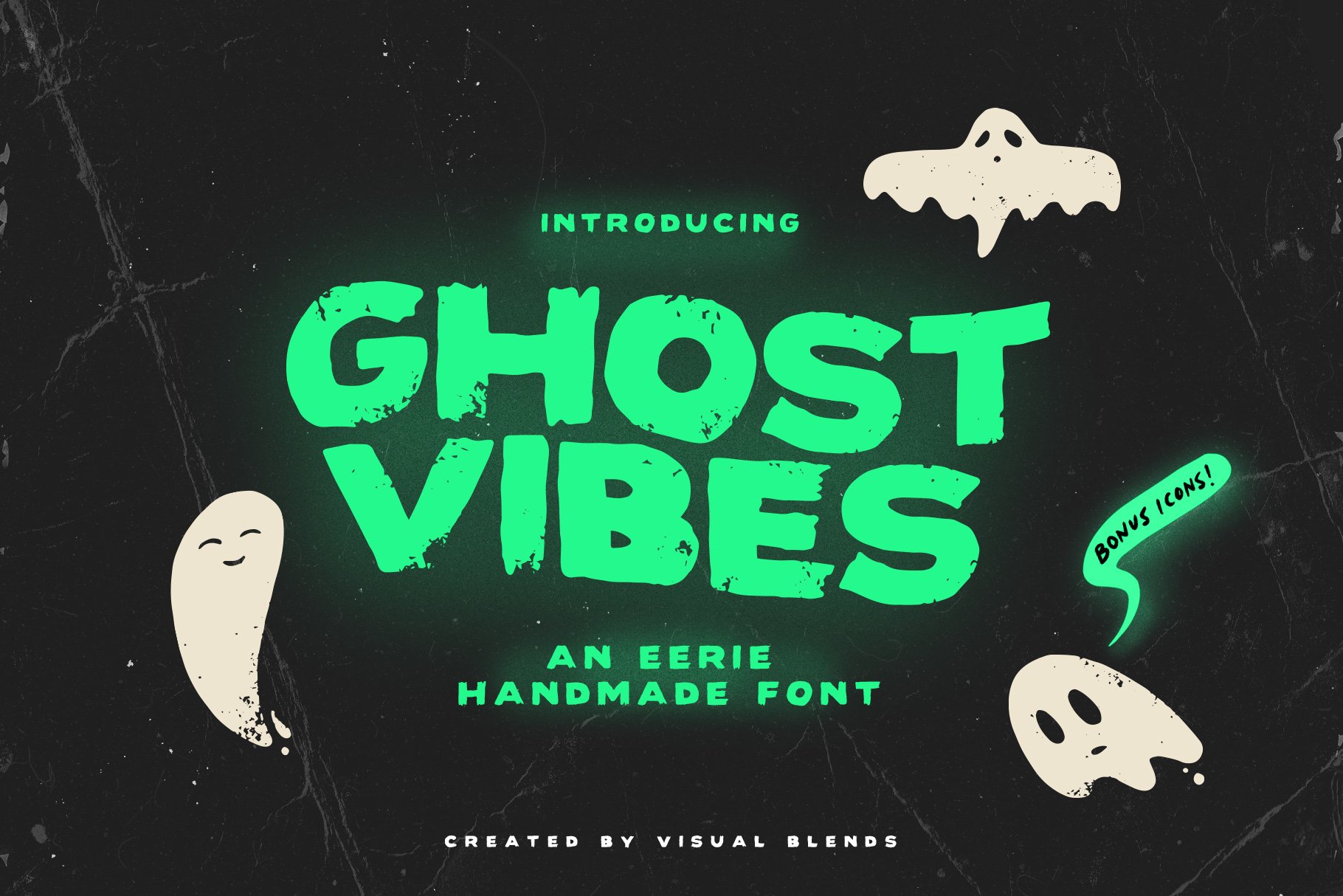 Ghost Vibes - Font cover image.