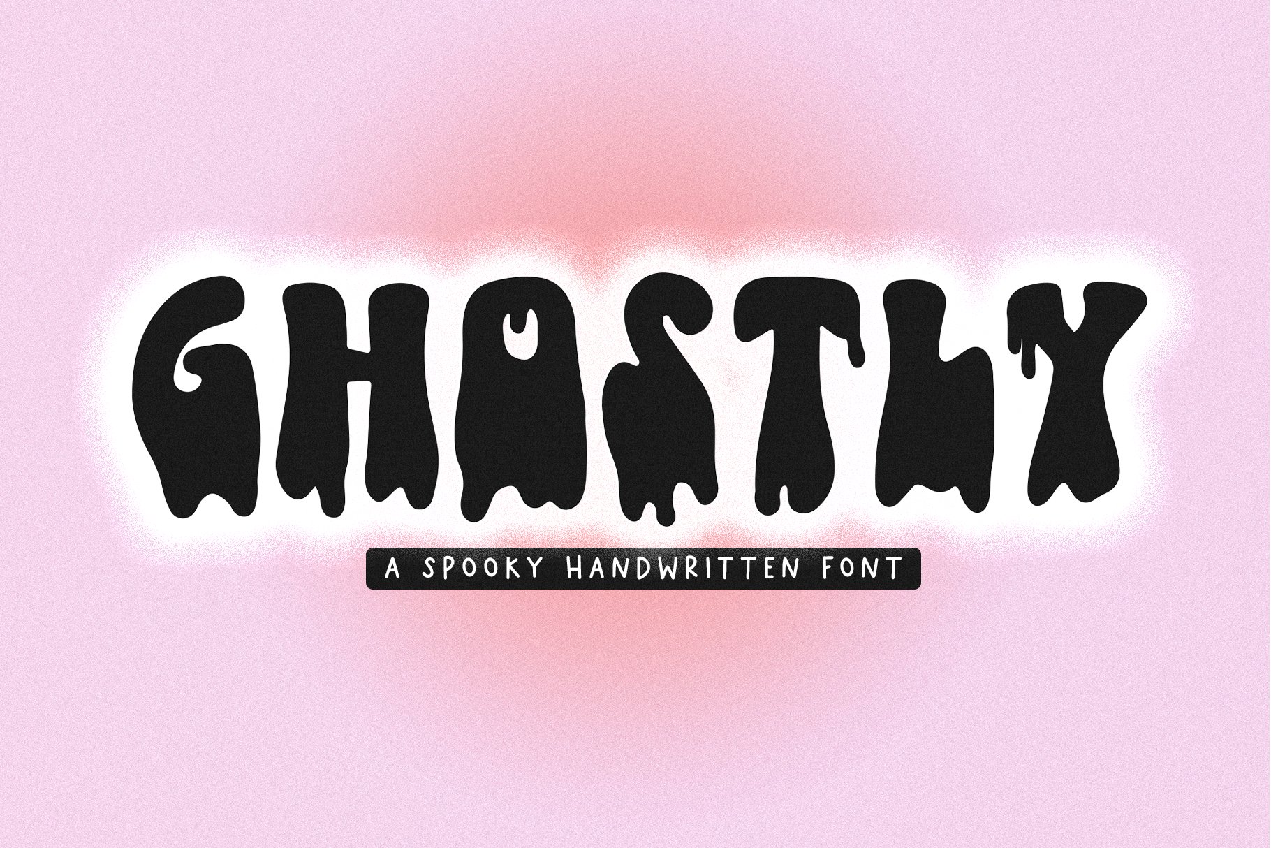 Ghostly | Dripping Halloween Font cover image.