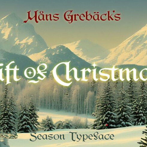 Gift of Christmas — Xmas Font Familycover image.