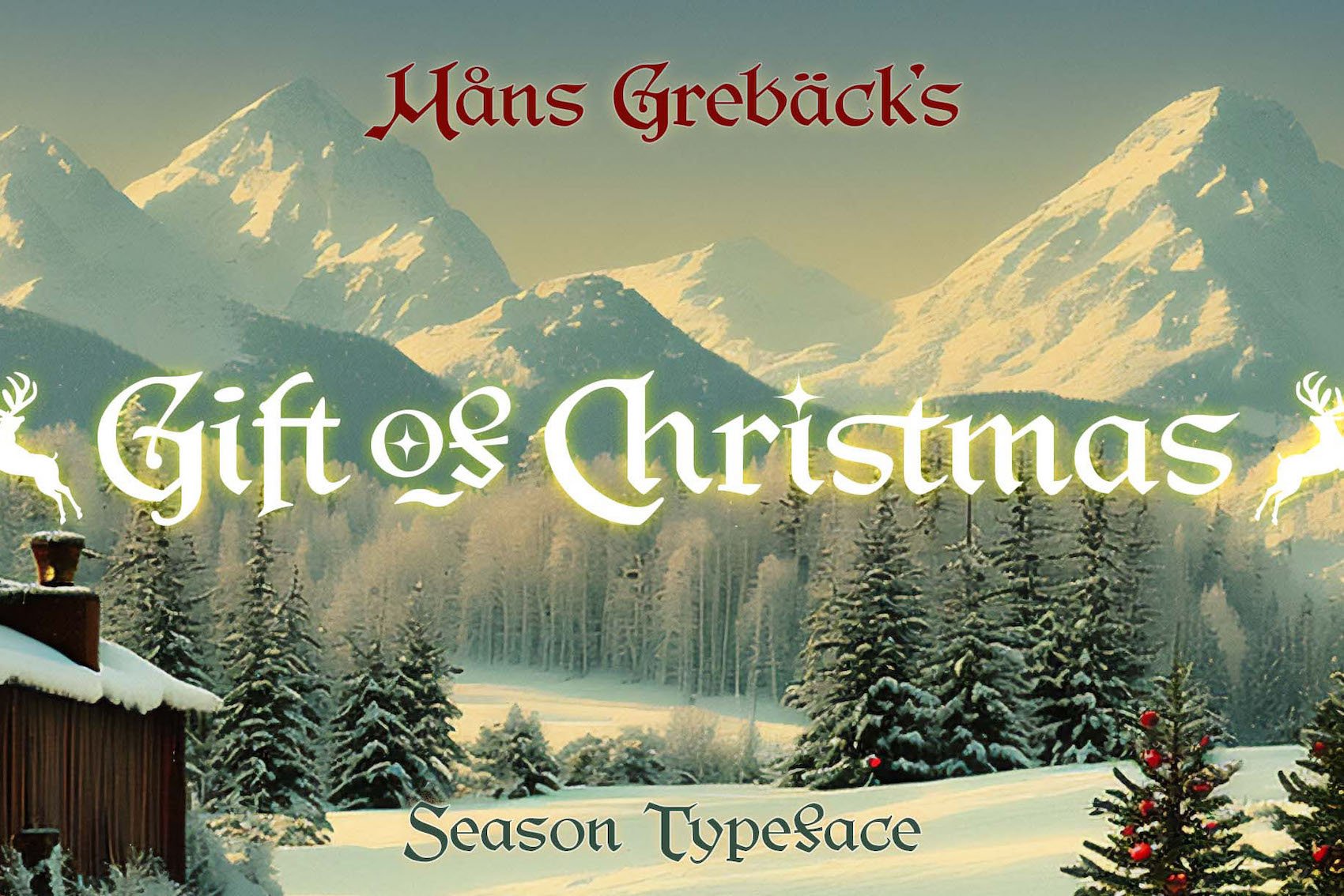 Gift of Christmas — Xmas Font Familycover image.