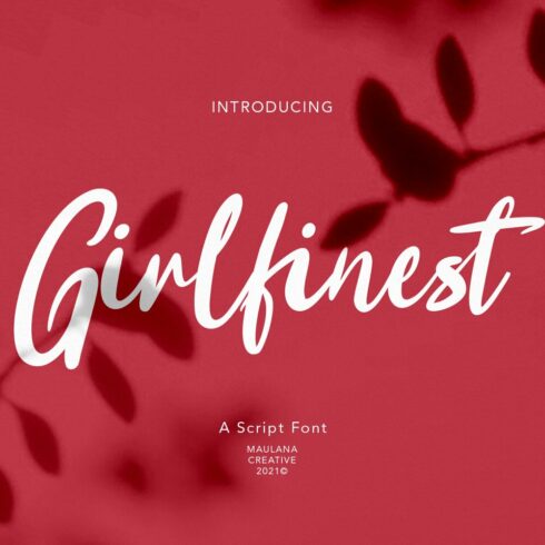 Girlfinest Script Font cover image.