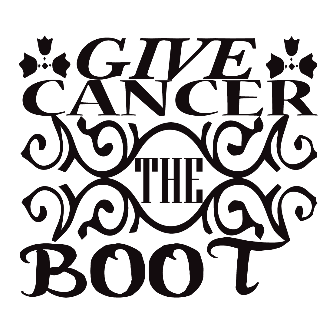 Give-Cancer-The-Boot preview image.