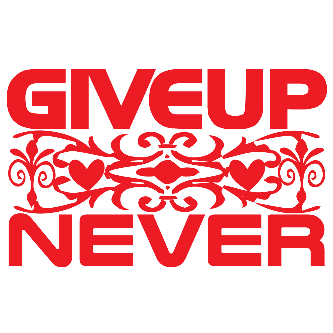 Give Up Never preview image.