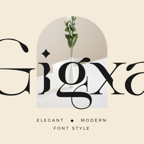 Gigxa - Stylist Chic Serif Ligature cover image.