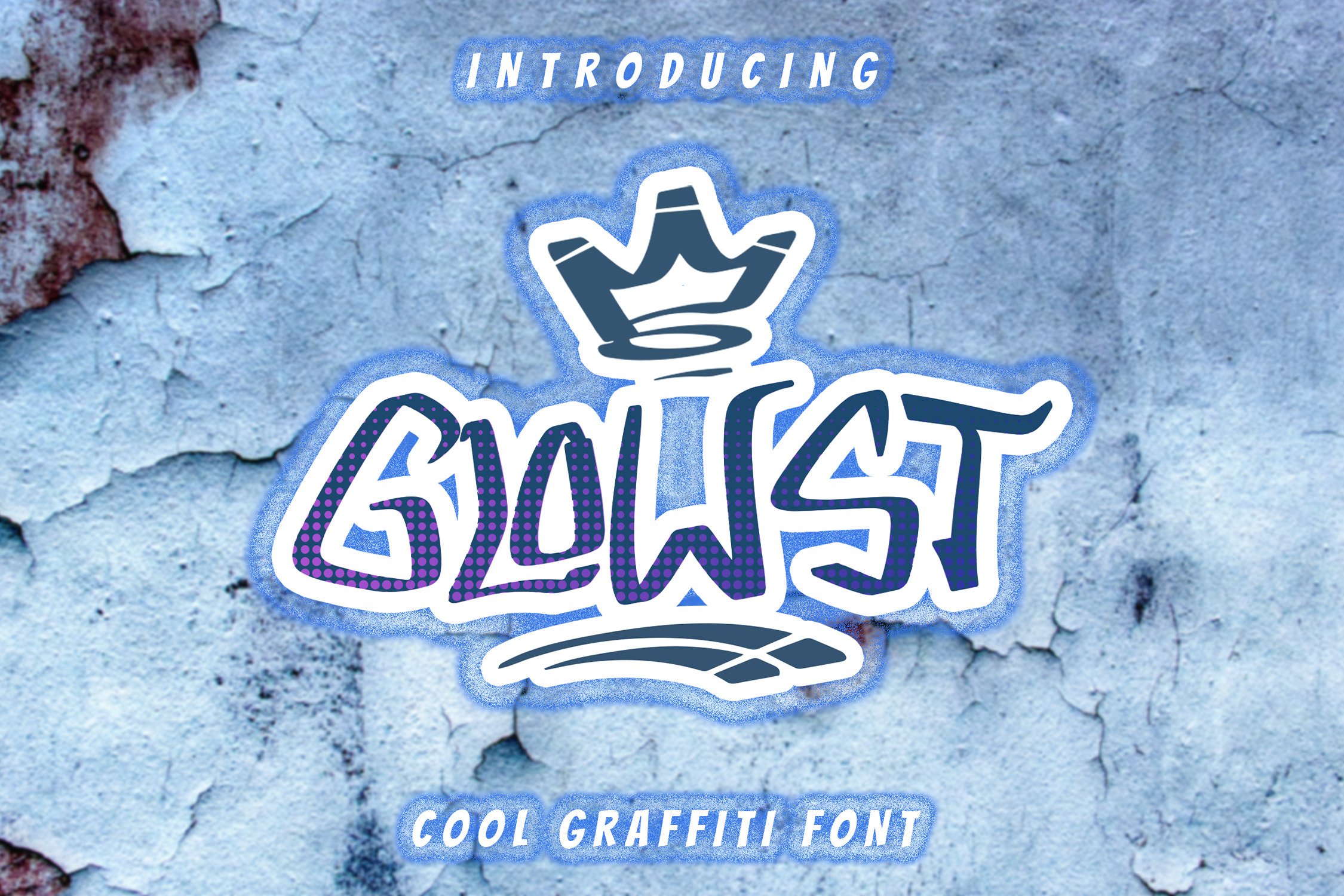 GLOWST - Graffiti Font cover image.