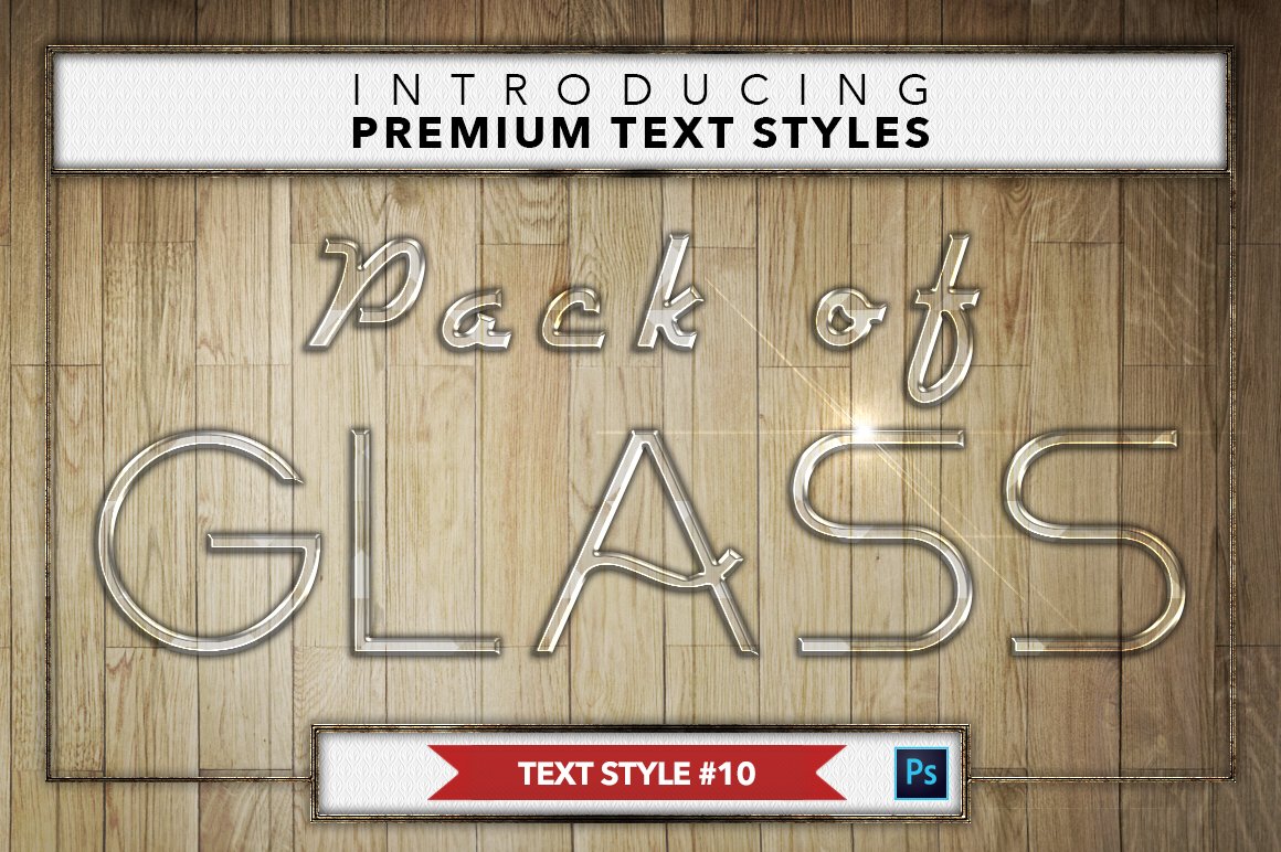 glass text styles pack one example10 701