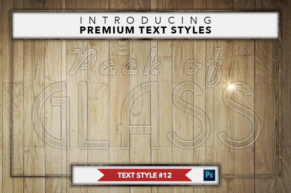glass text styles pack one example12 52