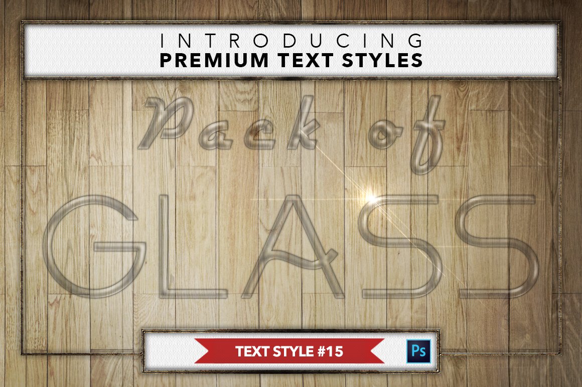 glass text styles pack one example15 833