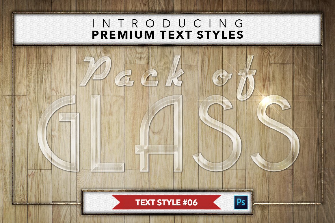 glass text styles pack one example6 569