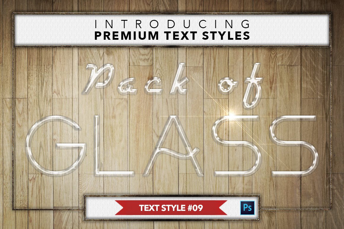 glass text styles pack one example9 735