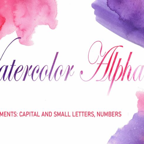 Watercolor alphabet cover image.