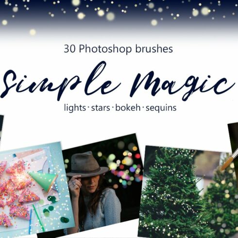 Magic brushes -lights, bokeh, tinselcover image.