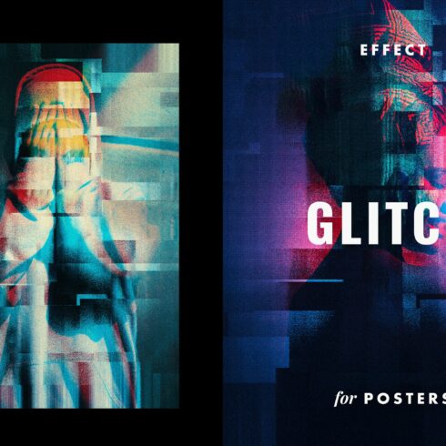 Glitch Displacement Poster Effectcover image.