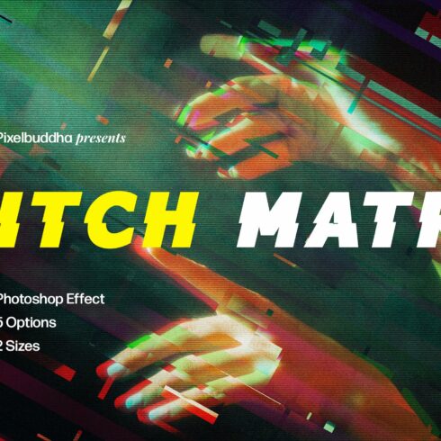 Glitch Matrix Photoshop Effectcover image.