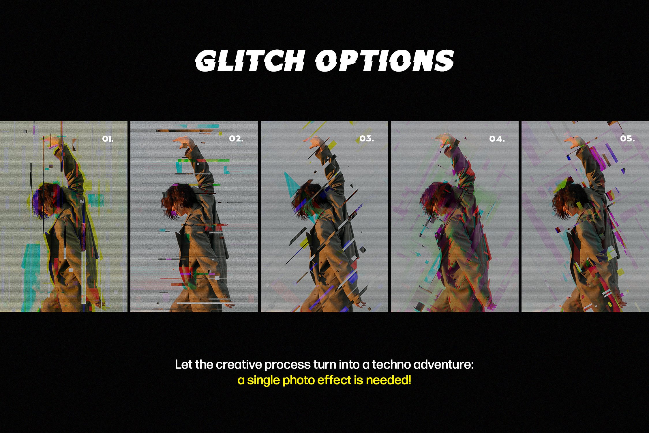 Glitch Studio Photo Effects – MasterBundles