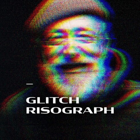 Glitch Risograph Photo Effectcover image.