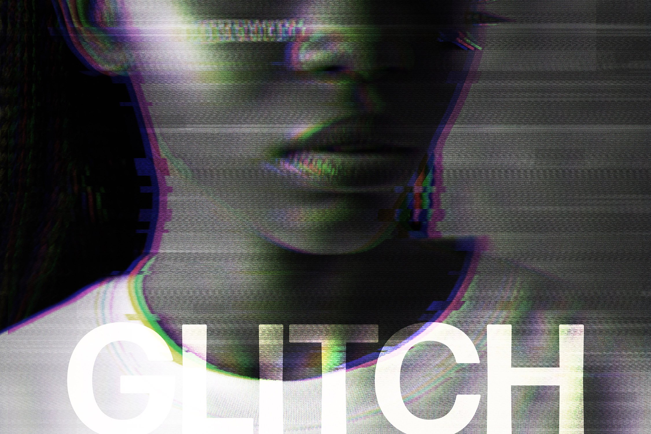 Glitch Twitch Photo Effectcover image.