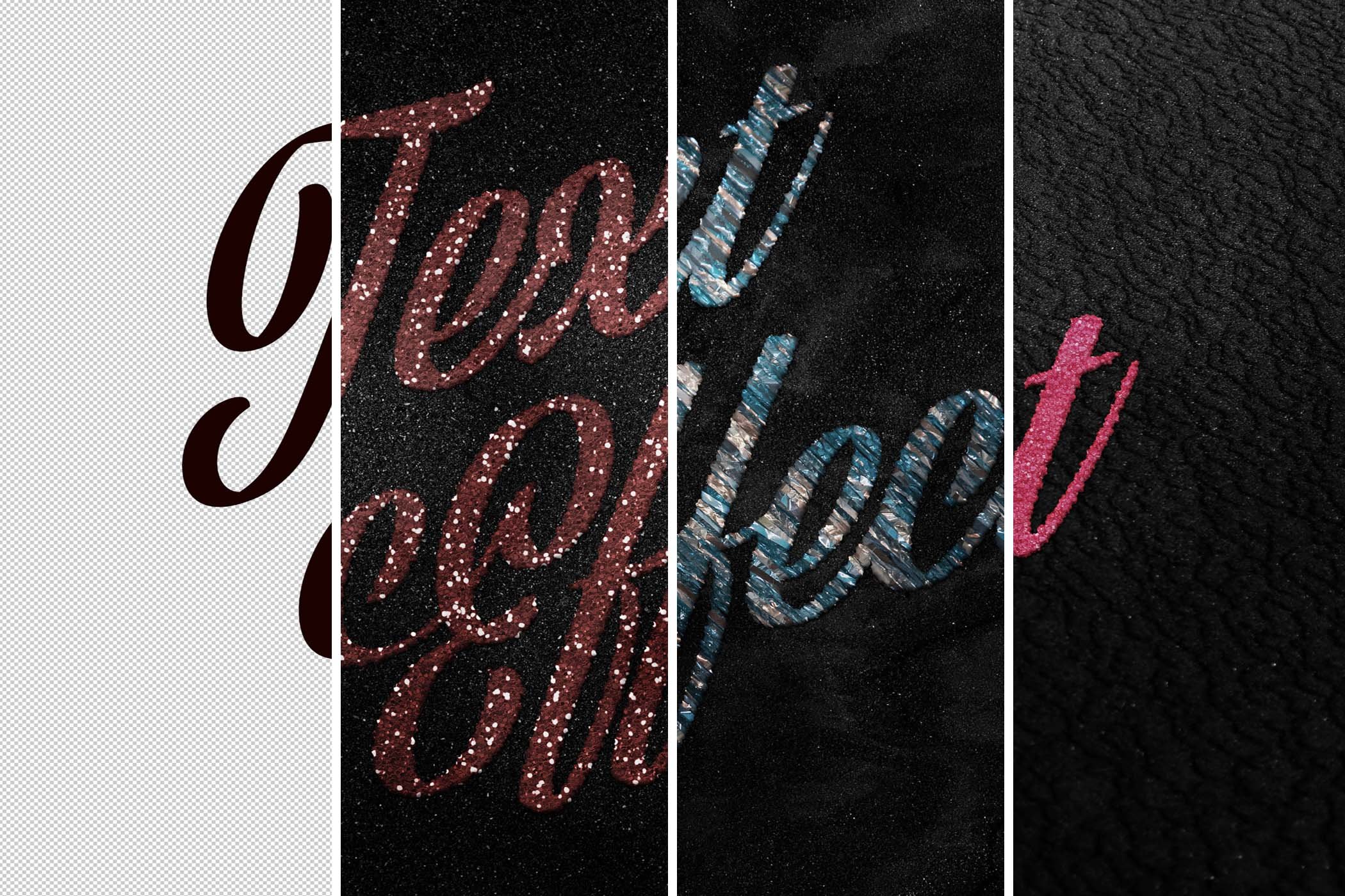glitter photoshop text effects pack by creative veila 07 360