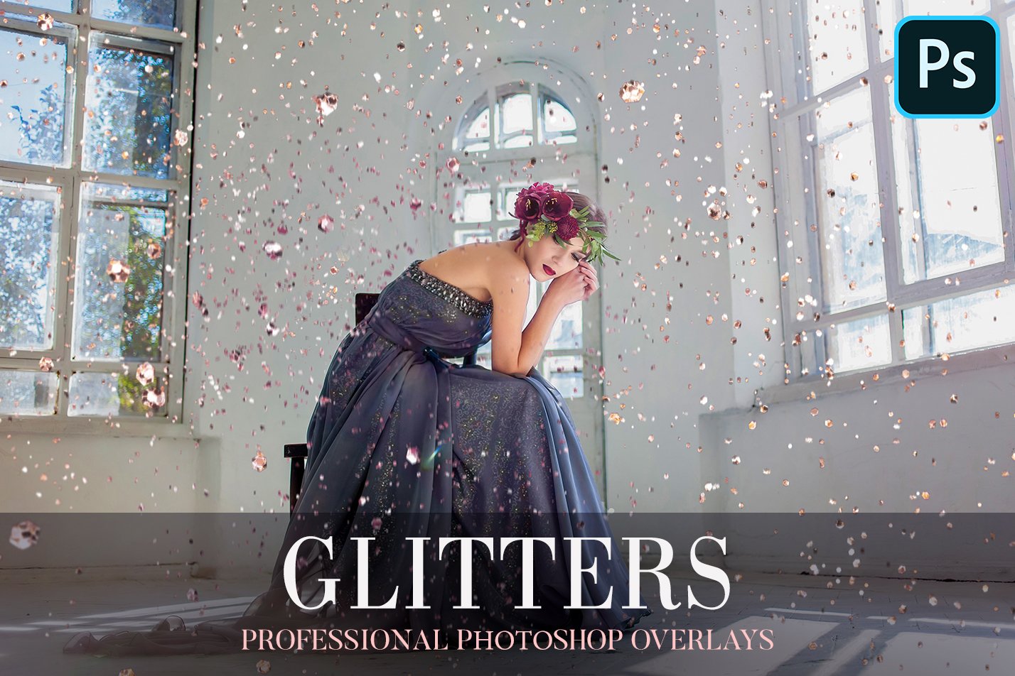 Glitters Overlays Photoshopcover image.