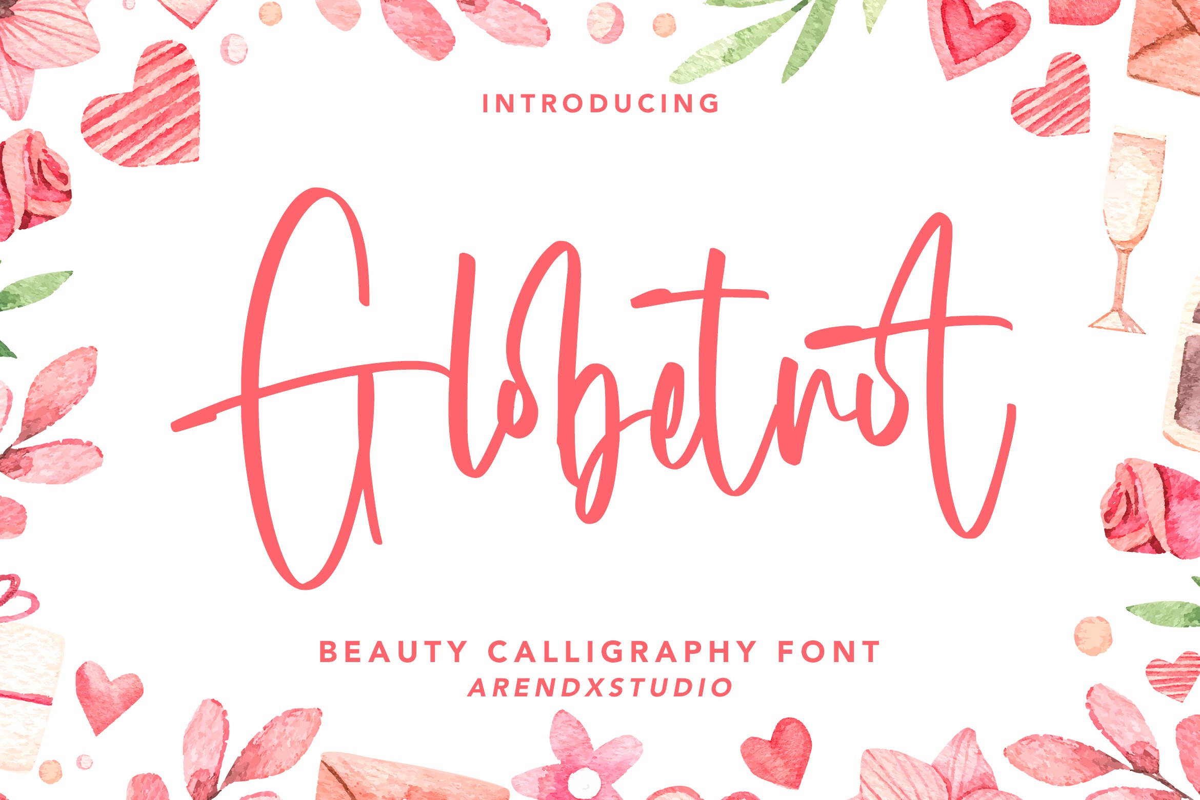 Globetrot - Beauty Calligraphy Font cover image.