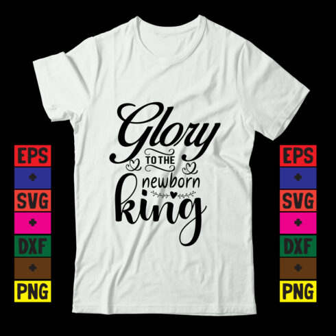 Glory to the newborn king cover image.