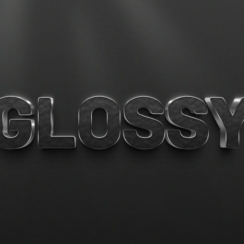 Glossy 3d Editable Text Effect Stylecover image.