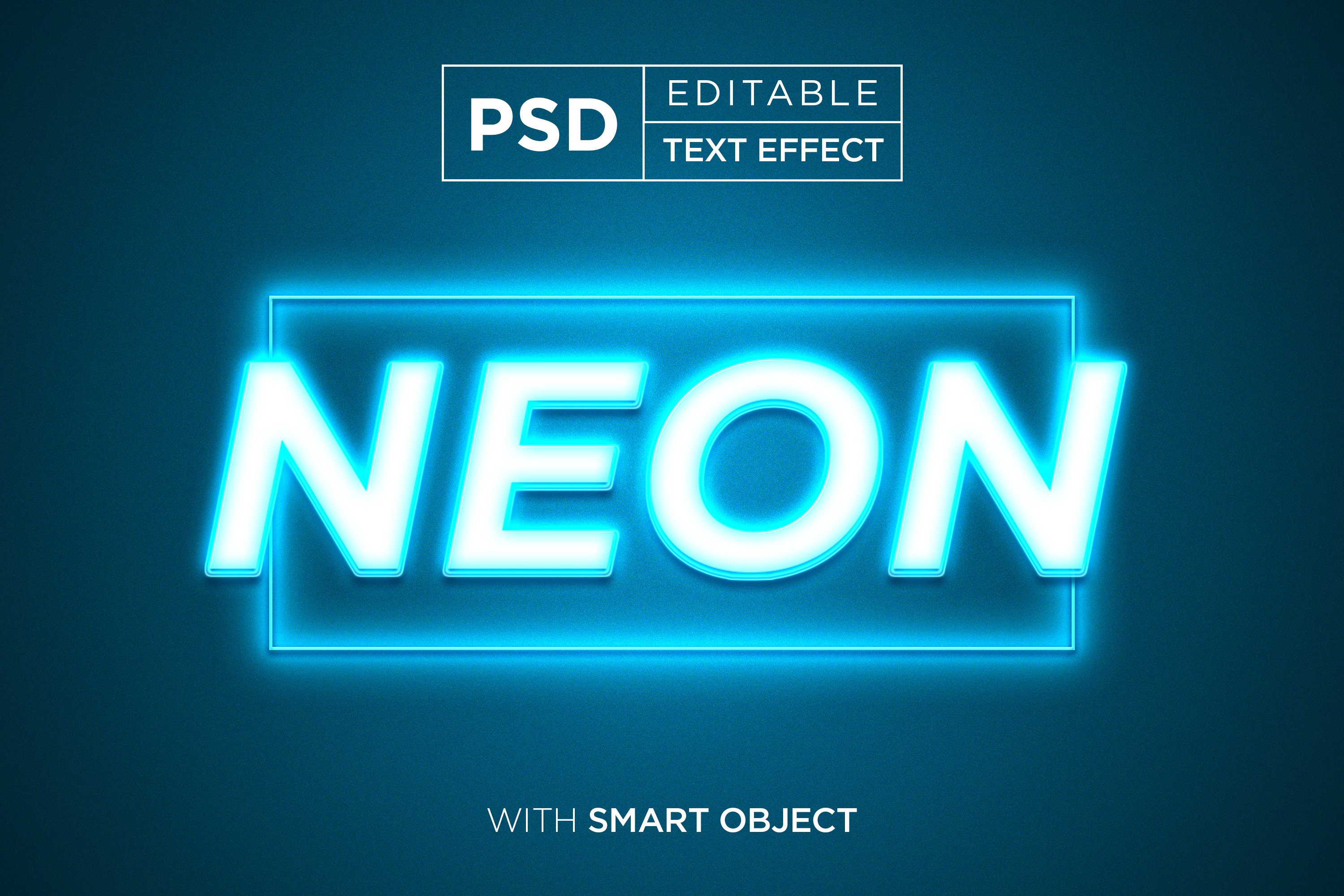 glow neon text effect neon text style neon typography mockup 759