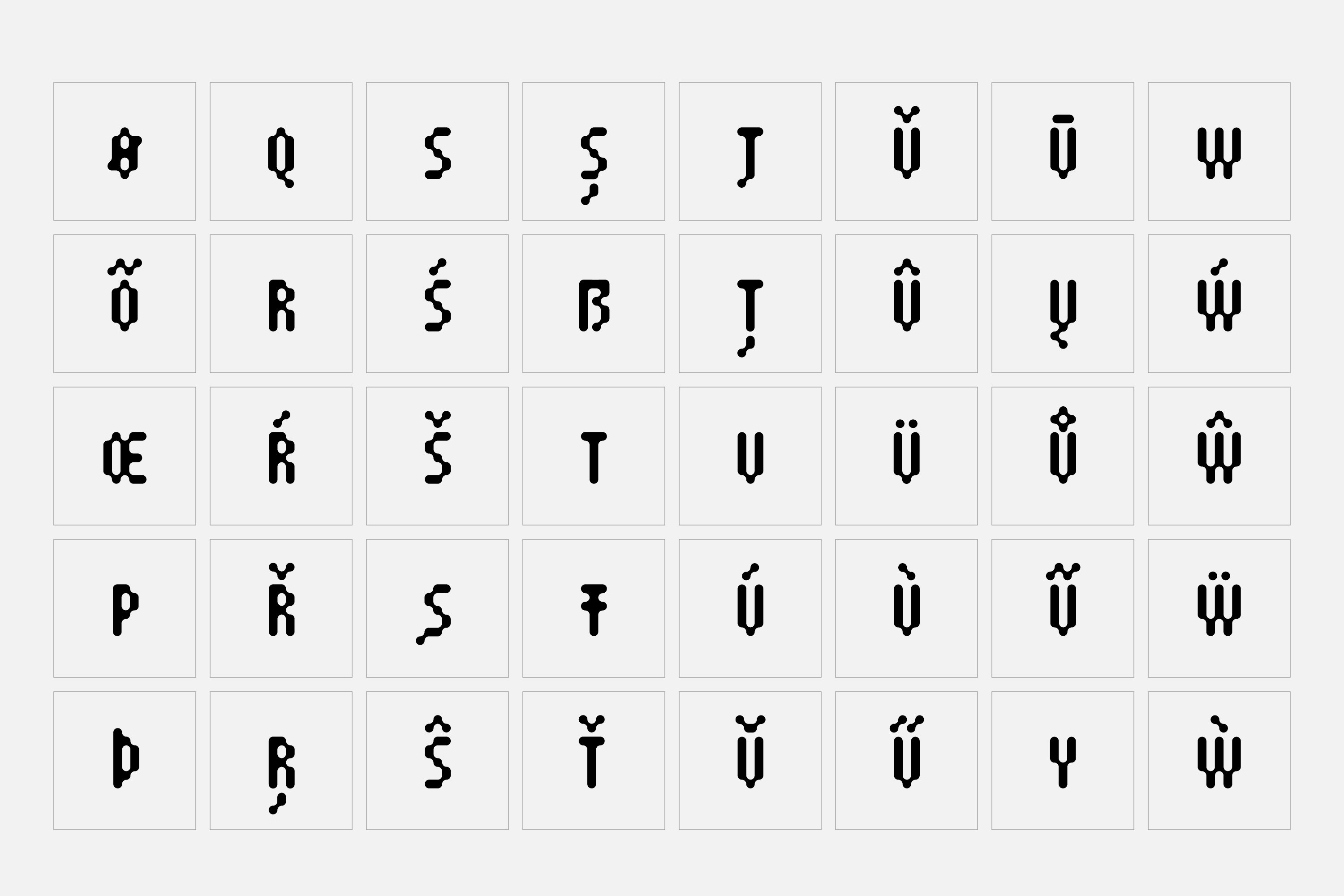 glyph chart sb modem 3 582