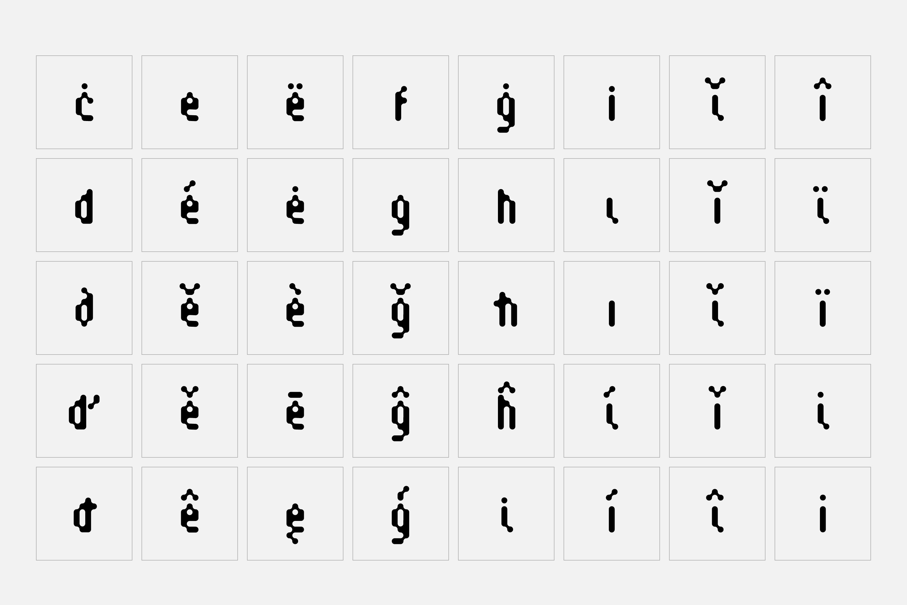 glyph chart sb modem 5 895