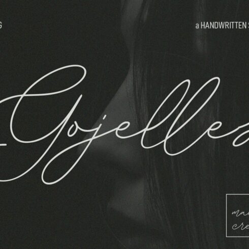 Gojelles Signature Script Font cover image.