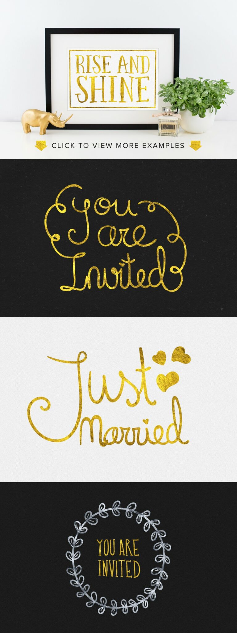 Gold Fold Gold Foil Stamp Toolkit MasterBundles