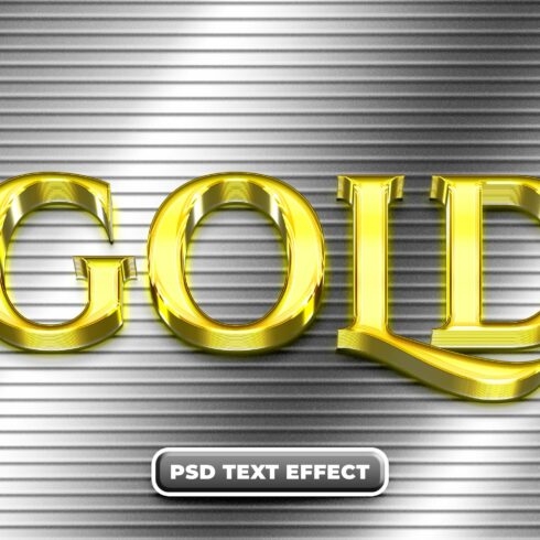 shine gold text effectcover image.
