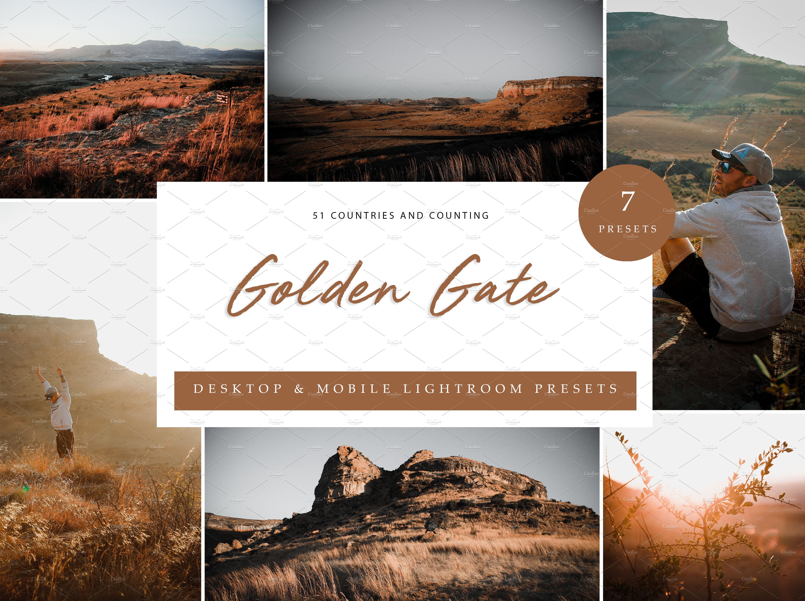 7x Lightroom Presets, Golden Gatecover image.