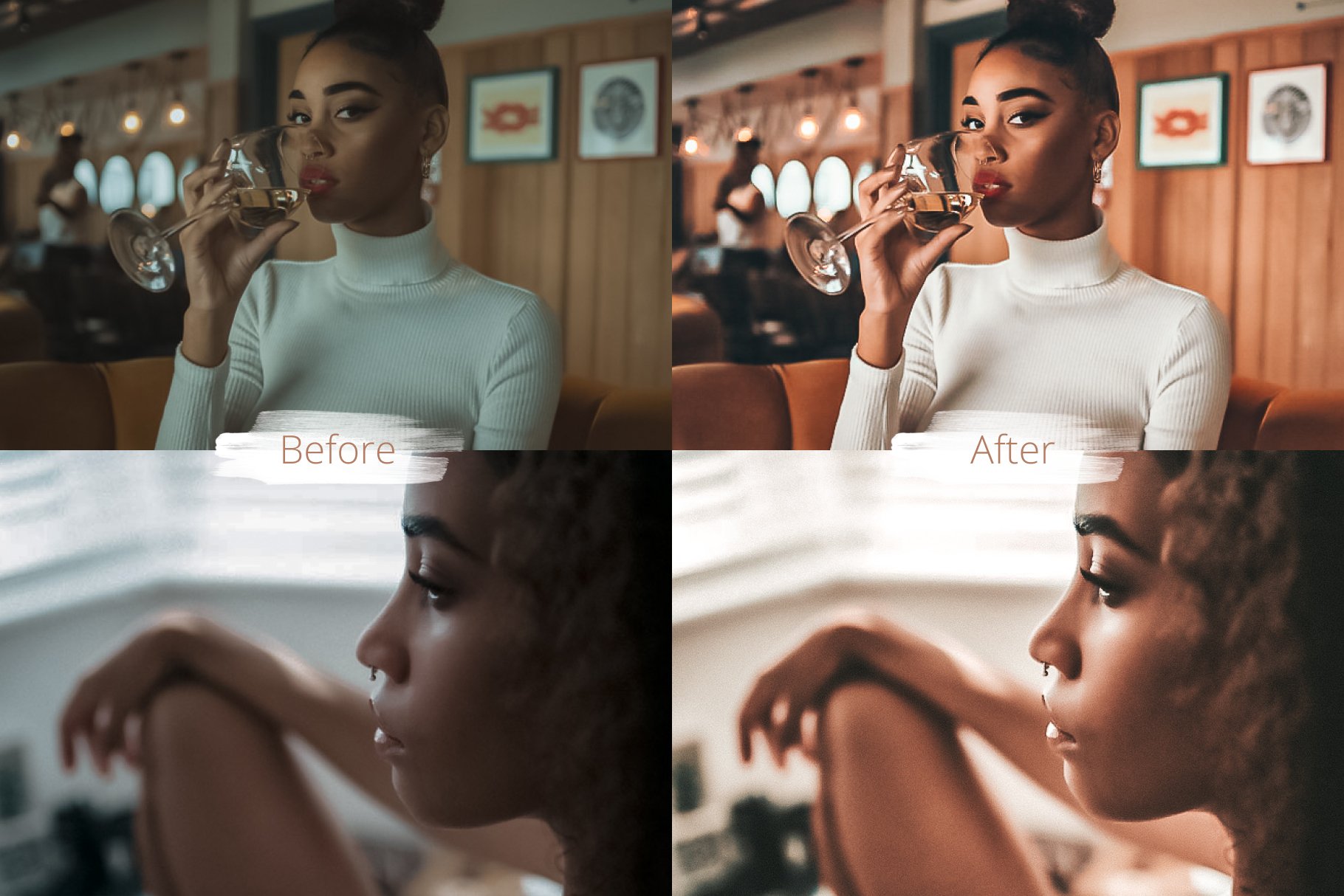 Golden Tones - Lightroom Presets Setpreview image.