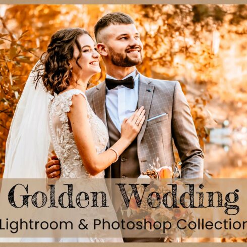 Golden Wedding Photoshop Actionscover image.