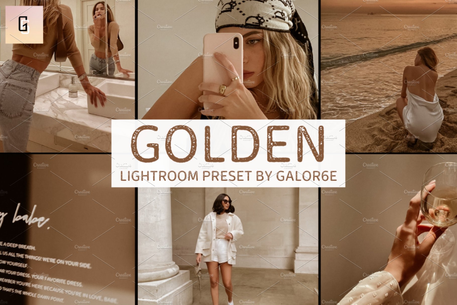 Lightroom Preset GOLDEN by GALOR6Ecover image.