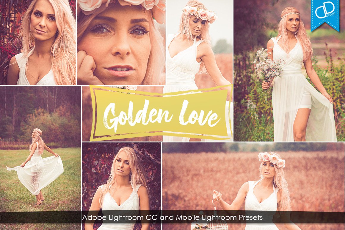 Golden Love Lightrom CC Presetscover image.