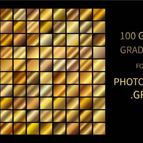 Gold Gradients for Photoshop .GRDcover image.