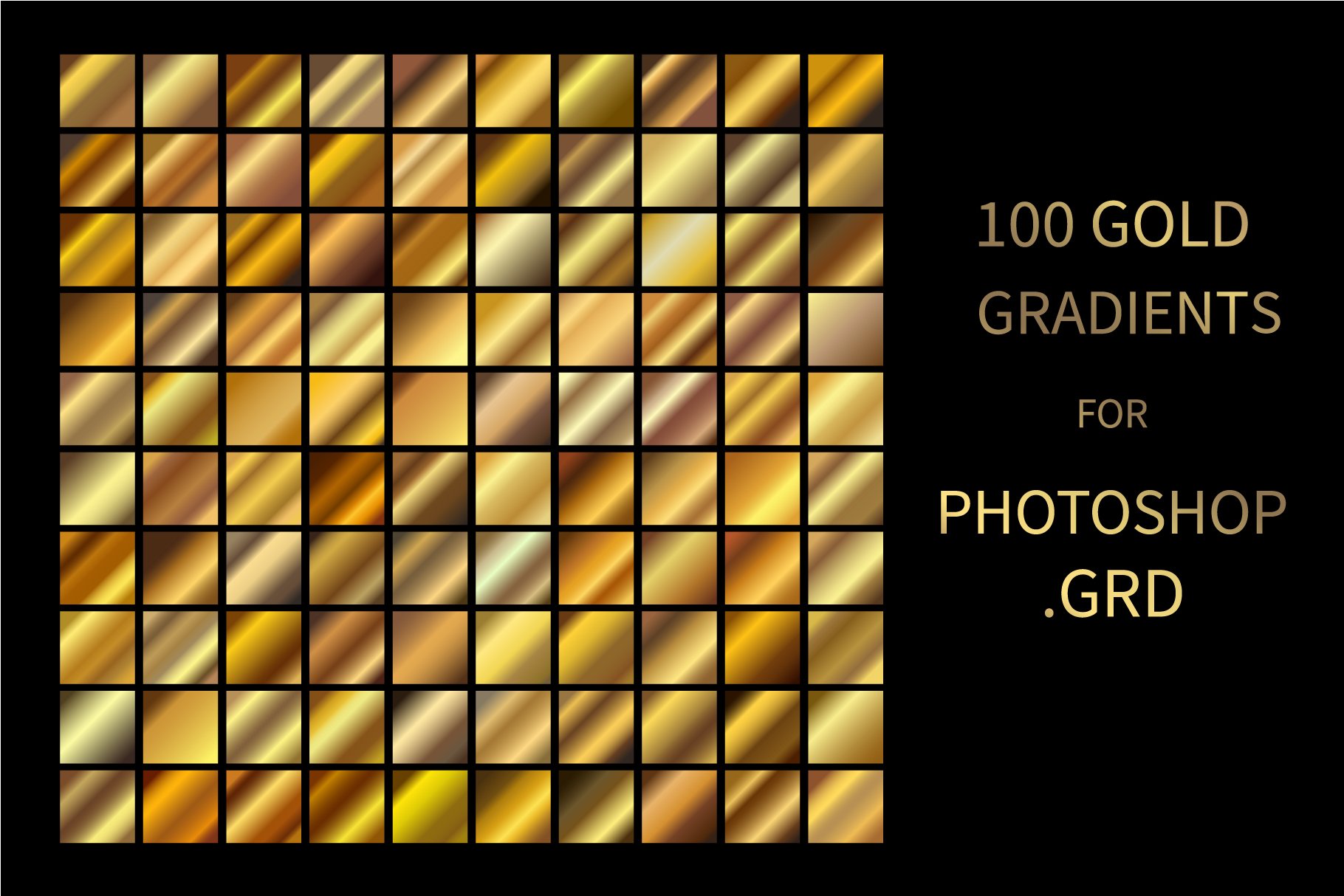 download gradient photoshop gold