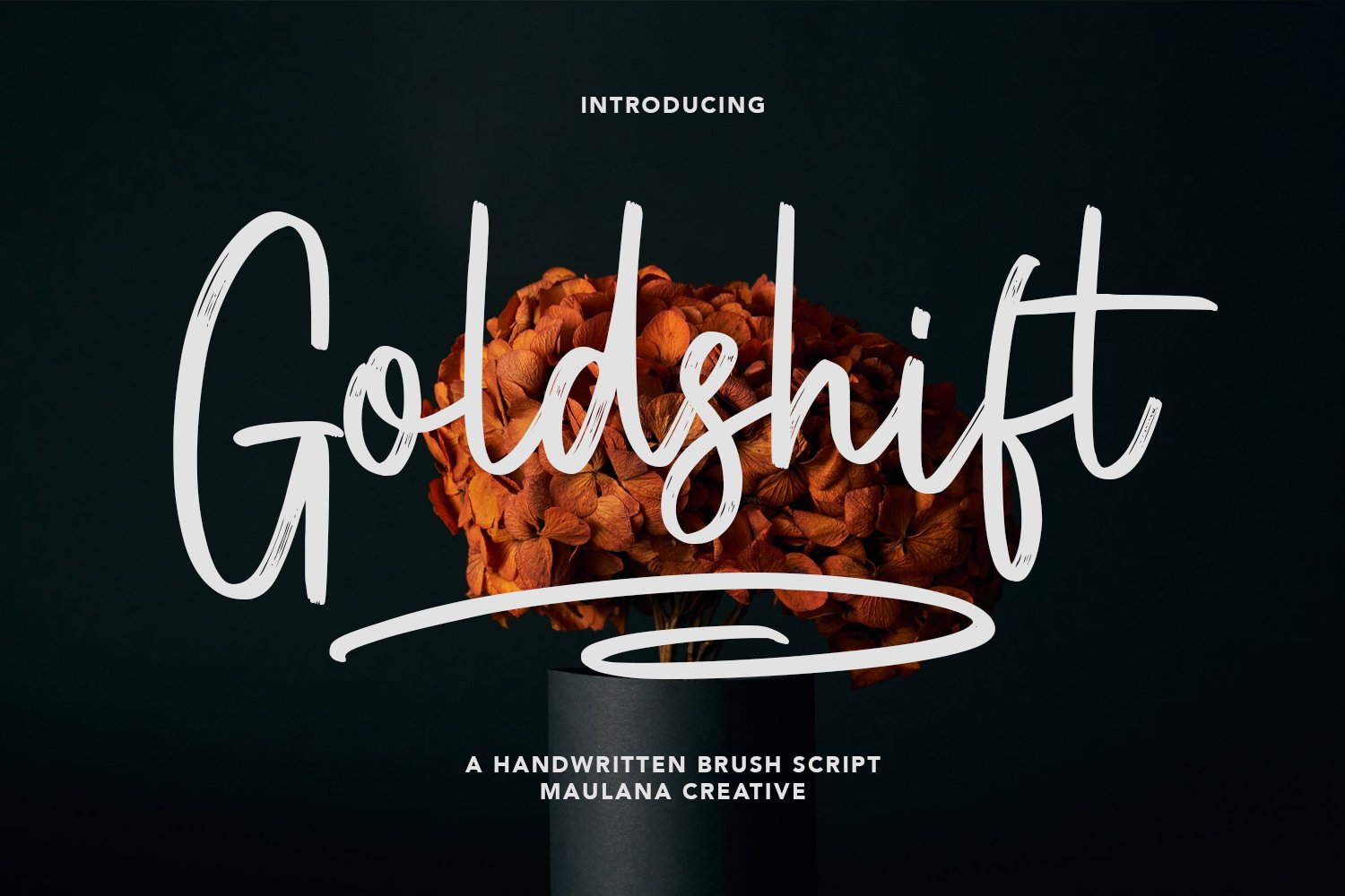 Goldshift Handwritten Brush Script cover image.