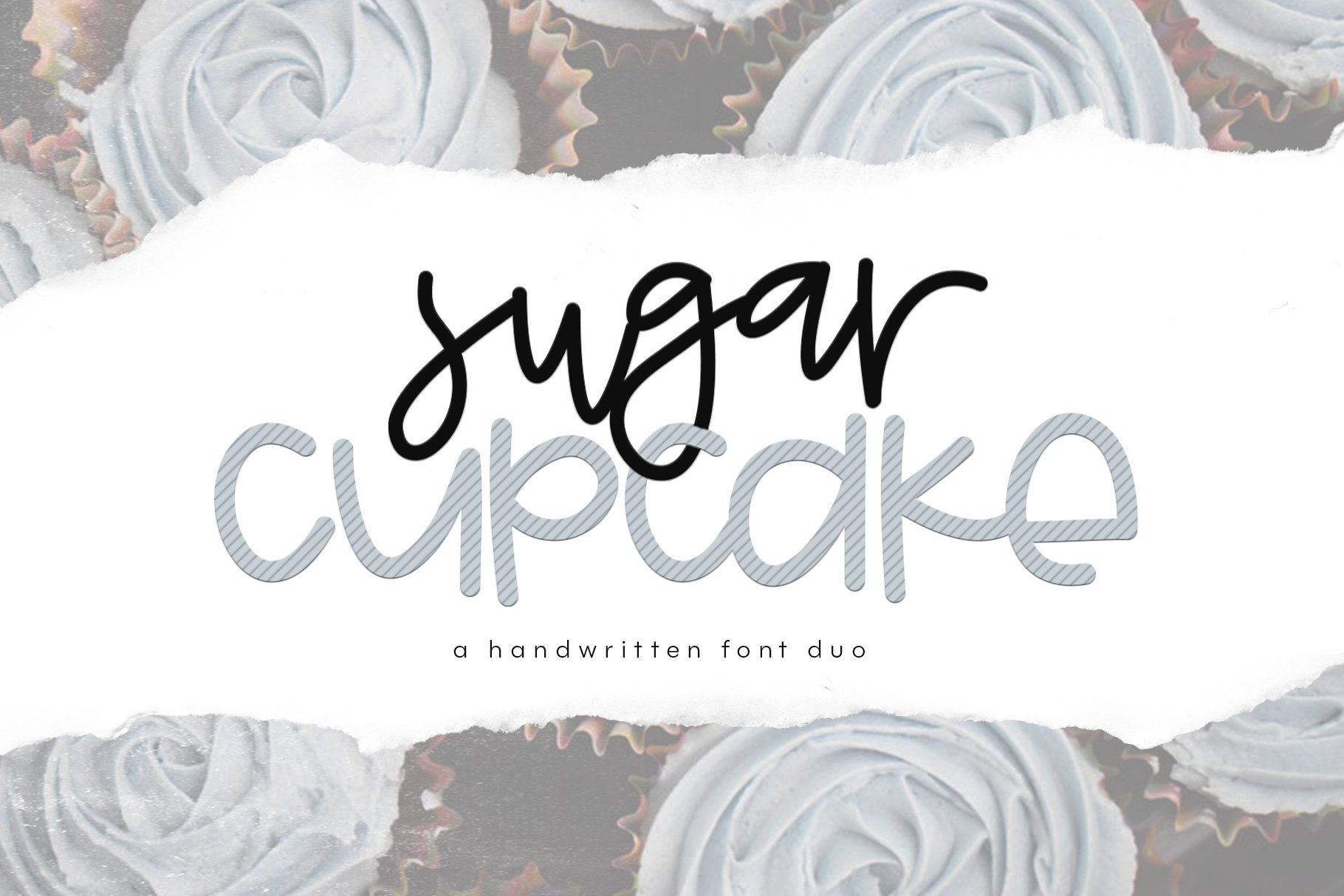 Sugar Cupcake - Handwritten Font Duo cover image.