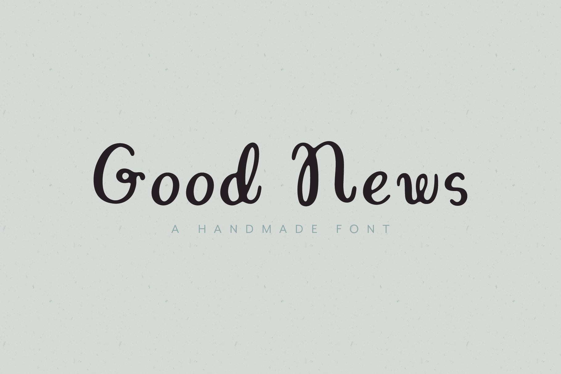 Good News Hand Lettered Display cover image.