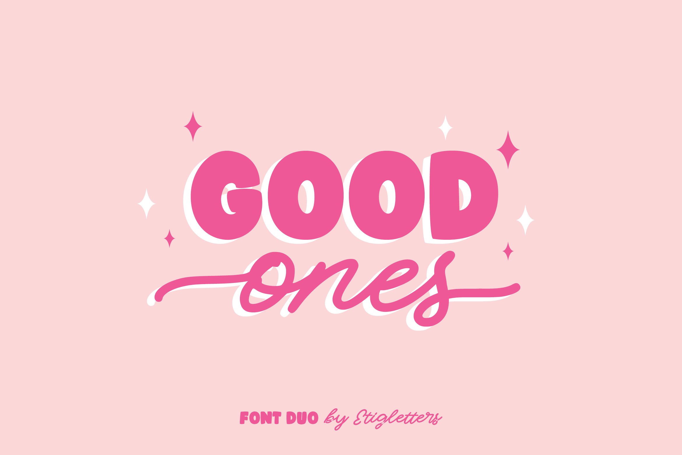 Good Ones Font Duo cover image.